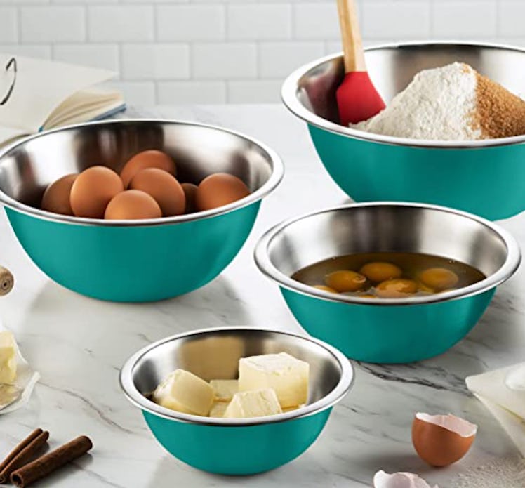 FineDine Stainless Steel Mixing Bowls (Set of 5)