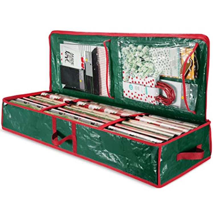 Underbed Gift Wrap Organizer