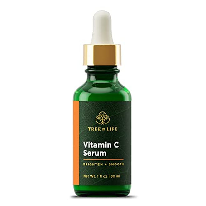 Tree of Life Vitamin C Brightening Facial Serum with Moisturizing Vitamin E for Glowing Radiant Skin...