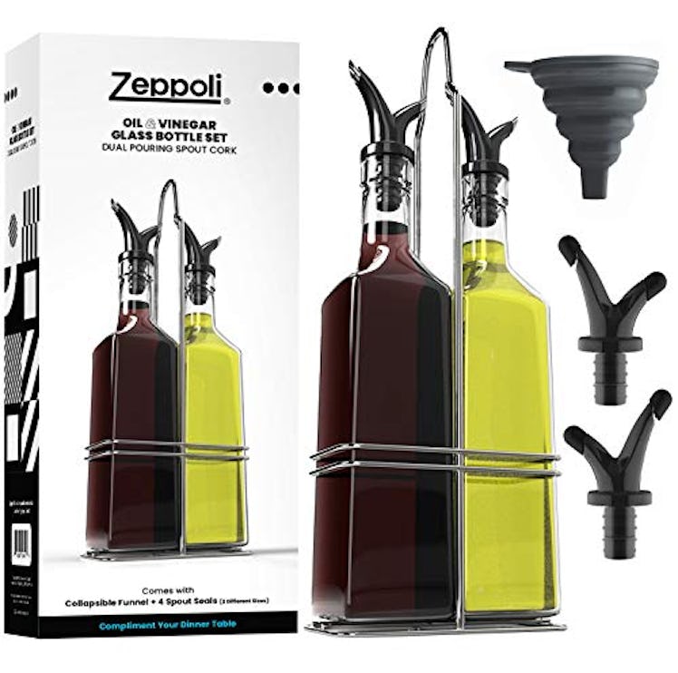 Zeppoli Olive Oil Dispenser Bottle Set