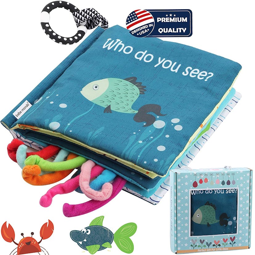 This soft book newborn toys is recommended by a Scary Mommy staffer.