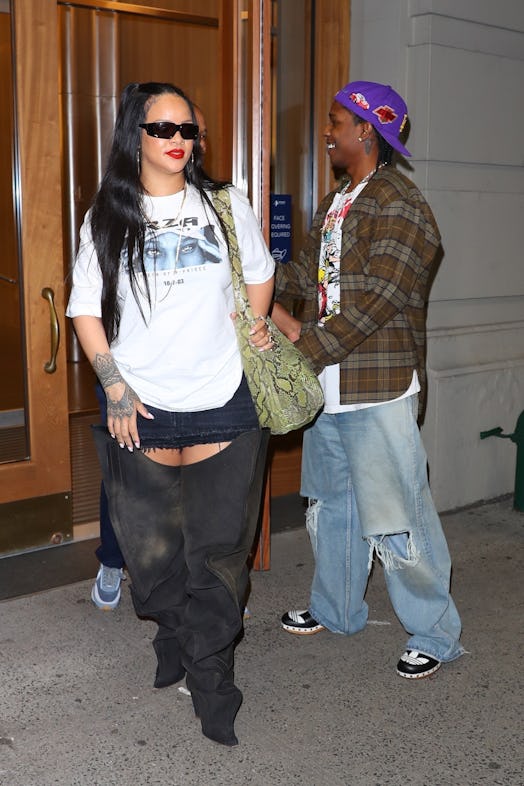 Rihanna and A$AP Rocky in NYC