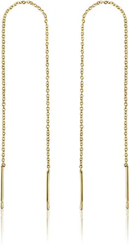Benevolence LA 14K Gold Chain Earrings