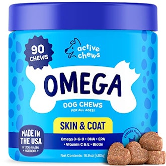 Active Chews Omega 3 Fish Oil Soft Chews (120 Count)