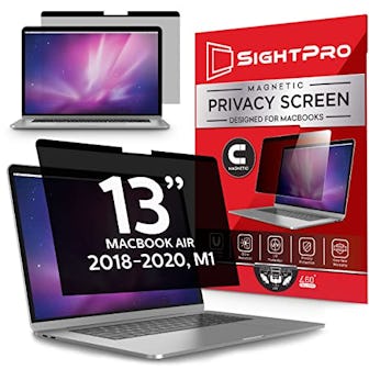 SightPro Magnetic Privacy Screen for MacBook Air 13 Inch (2018, 2019, 2020, M1) | Laptop Privacy Fil...