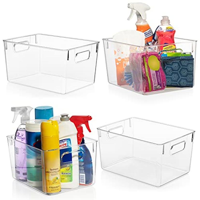 ClearSpace Plastic Storage Bins (4-Pack)