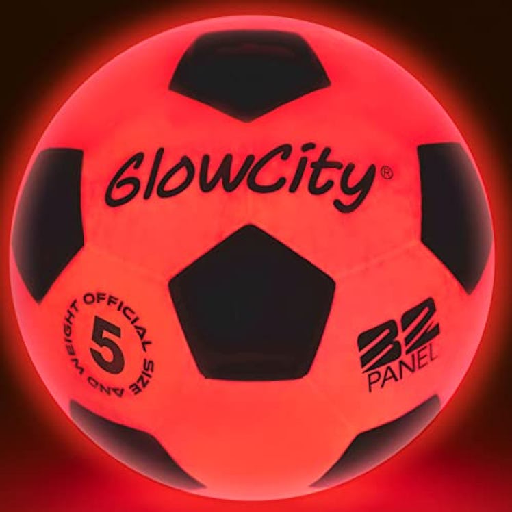 GlowCity Glow-In-The-Dark Soccer Ball