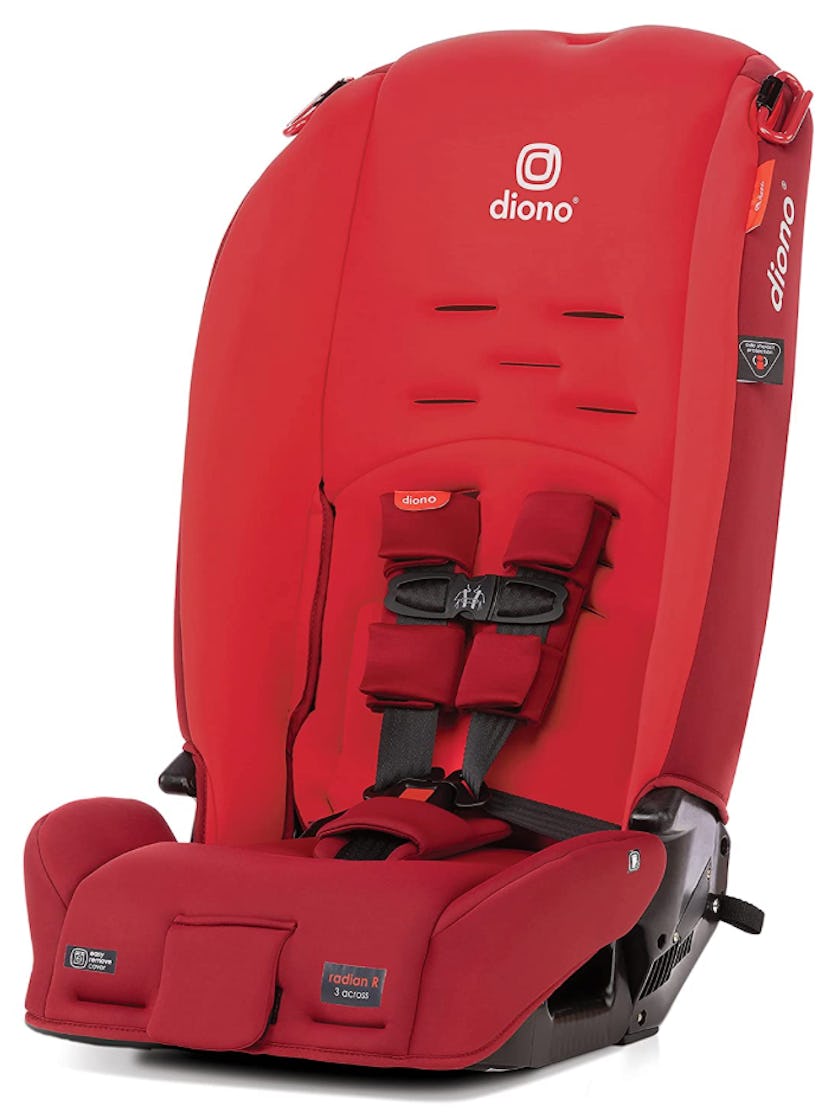 Red convertible car seat