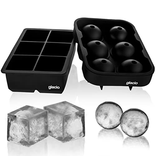 4PCS Light Bulbs Ice Molds Ice Ball Maker for Whiskey Silicone Ice Cube Mold  FD