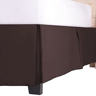 Luxury Adjustable Pleated Microfiber Bed Skirt