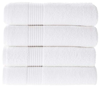 Maura Basics Performance Bath Towels with Hanging Loop