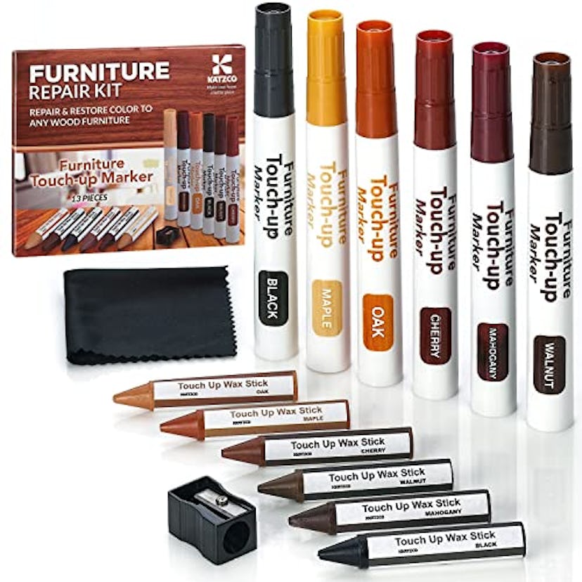 Katzco Furniture Repair Kit Wood Markers (13-Pieces)