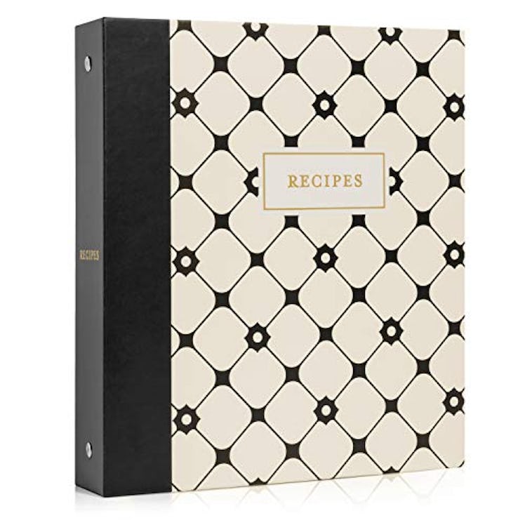 Jot & Mark Recipe Organizer 3-Ring Binder Set