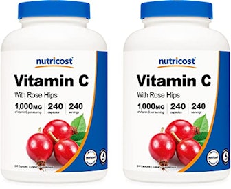 Nutricost Vitamin C with Rose Hips (2-Pack)