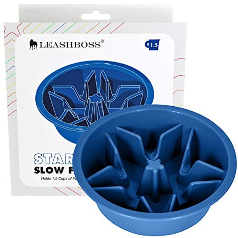 Leashboss Slow Feeder Dog Bowl