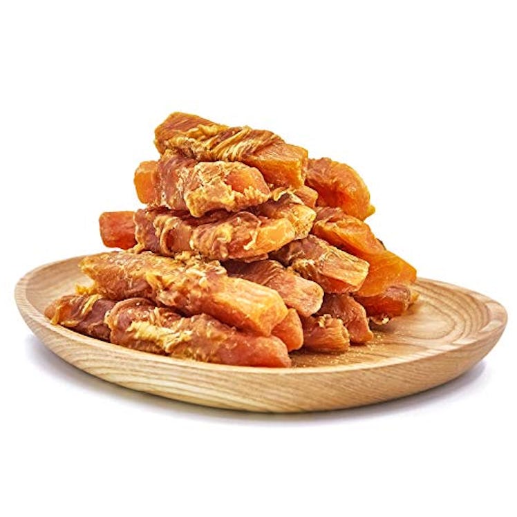 Jungle Calling Dog Treats, Skinless Chicken Wrapped Sweet Potato