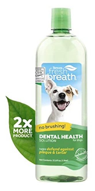 TropiClean Fresh Breath Original Dog Dental Water Additive