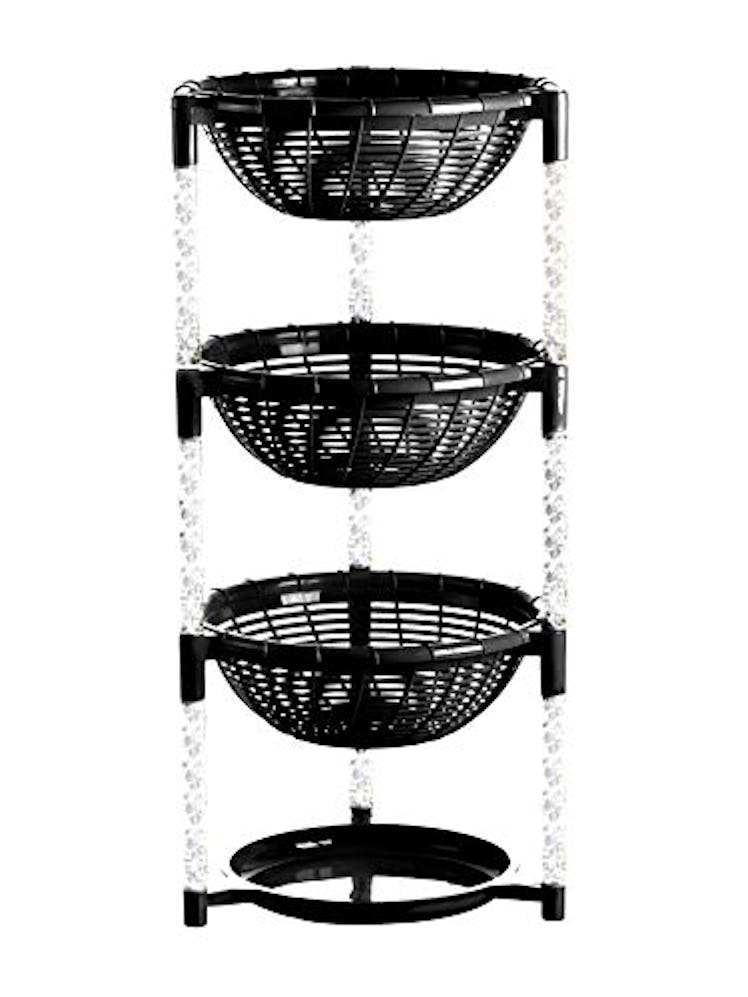 Uncluttered Designs Stacking Baskets (4-Piece Set)