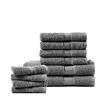 CHATEAU HOME COLLECTION 100% Cotton Luxury Bath Towels (Set Of 10)