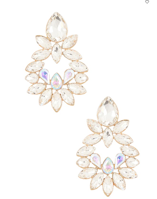 Ettika Floral Crest Earrings