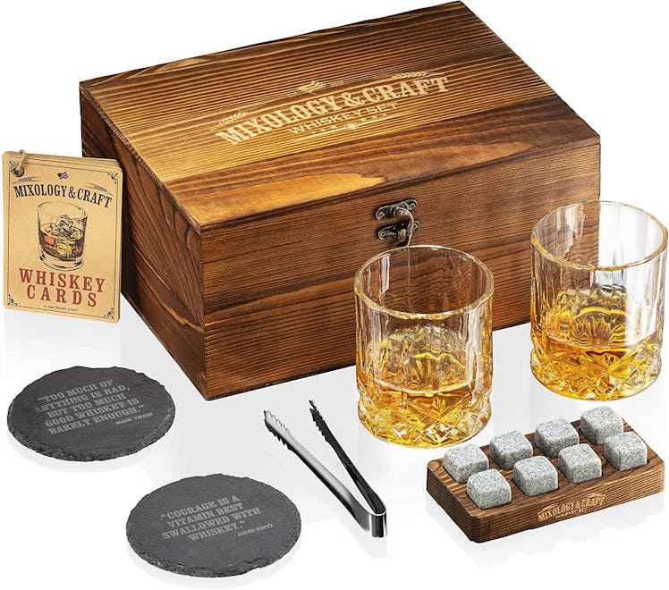 Mixology & Craft Whiskey Stones Set (2-Pack)