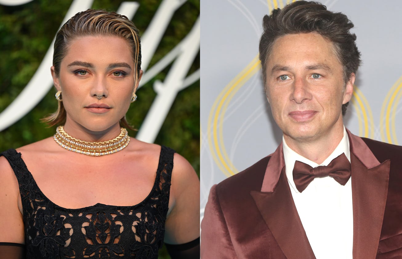 Florence Pugh and Zach Braff broke up