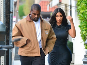 Kanye West and Kim Kardashian out in May 2019