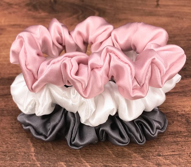 Celestial Silk Mulberry Silk Scrunchies (3-Piece)