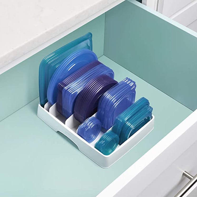 YouCopia Food Container Lid Organizer