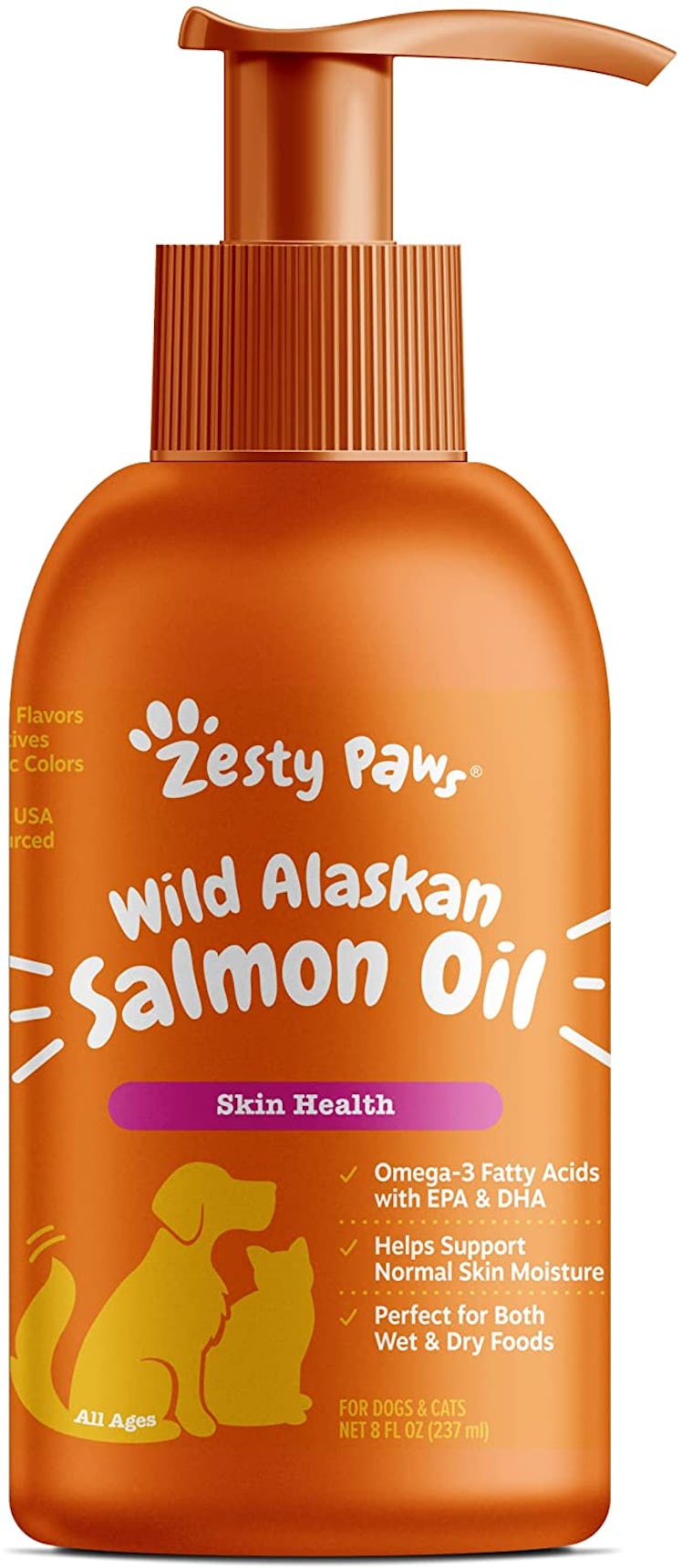 Pure Wild Alaskan Salmon Oil for Dogs & Cats 