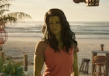 Tatiana Maslany as Jennifer "Jen" Walters / She-Hulk in Marvel Studios' 'She-Hulk: Attorney at Law,'...