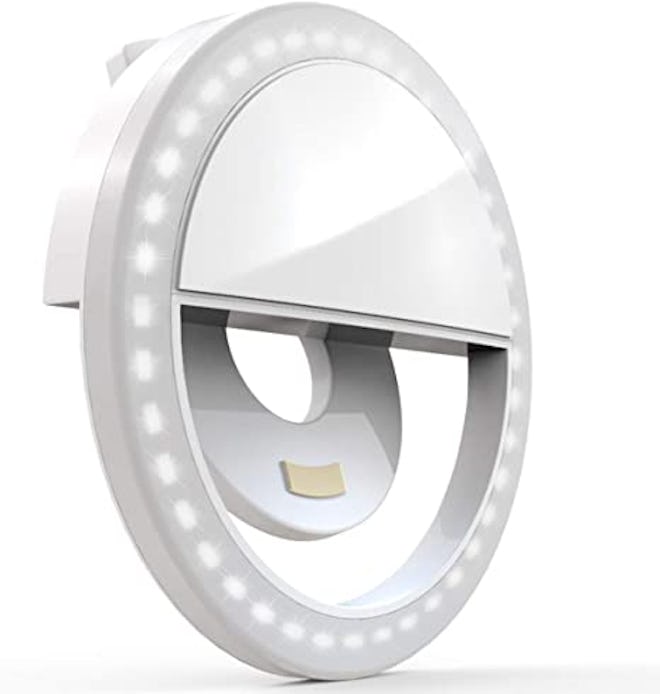 Clip-on Selfie Ring Light for smartphone cameras 