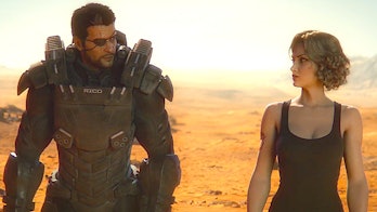 Rico and Dizzy in 'Starship Troopers: Traitor of Mars.'