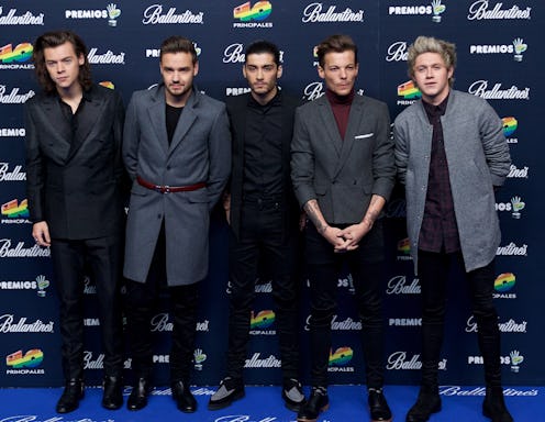 One Direction in 2014:  Harry Styles, Liam Payne, Zayn Malik, Louis Tomlinson, and Niall Horan