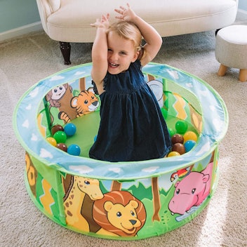 Sunny Days Entertainment Zoo Adventure Ball Pit With Play Balls