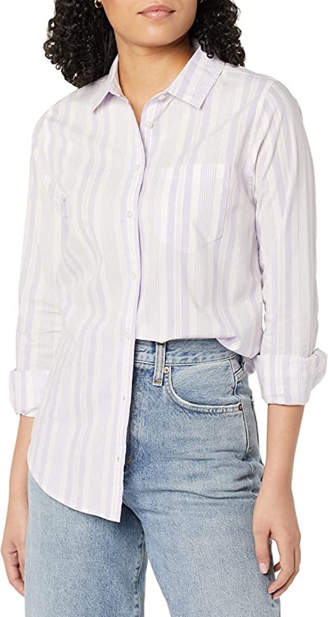 Amazon Essentials Classic-Fit Button-Down Poplin Shirt