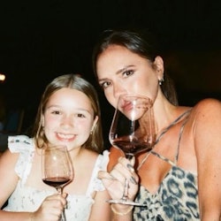 Victoria Beckham and daughter Harper
