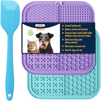 LUKITO Feeding Mat for Dogs & Cats (2-Pack)