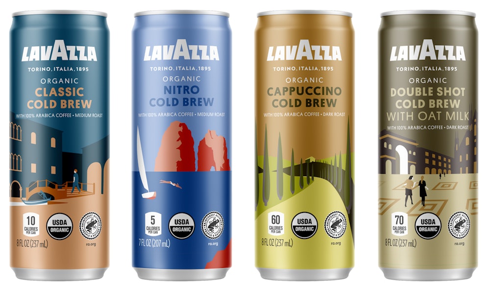 Lavazza Organic Ready-to-Drink Cold Brew Variety Pack