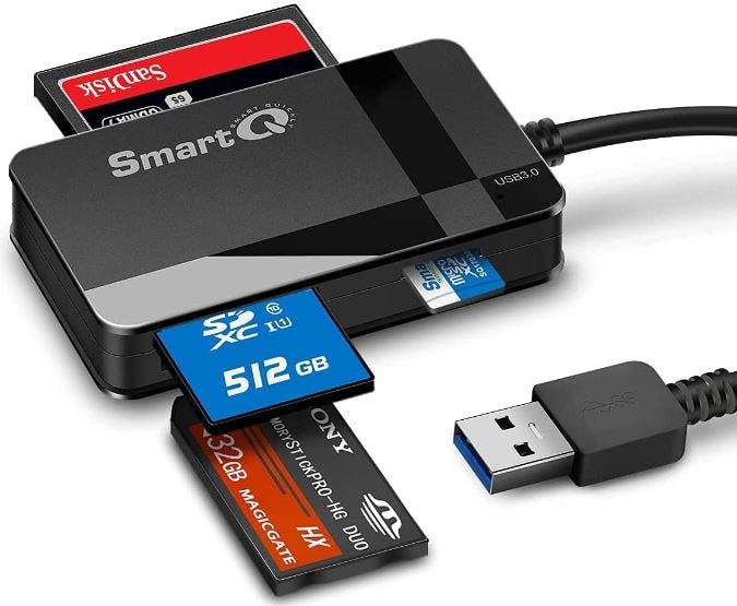 SD Card Reader Camera Accessory