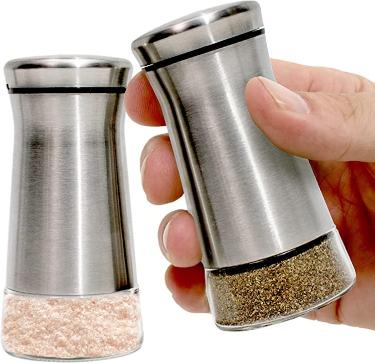 Willow & Everett Premium Salt and Pepper Shakers with Adjustable Pour Holes