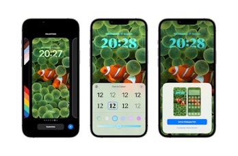 How to change your iPhone lock screen's clock font and color in iOS 16