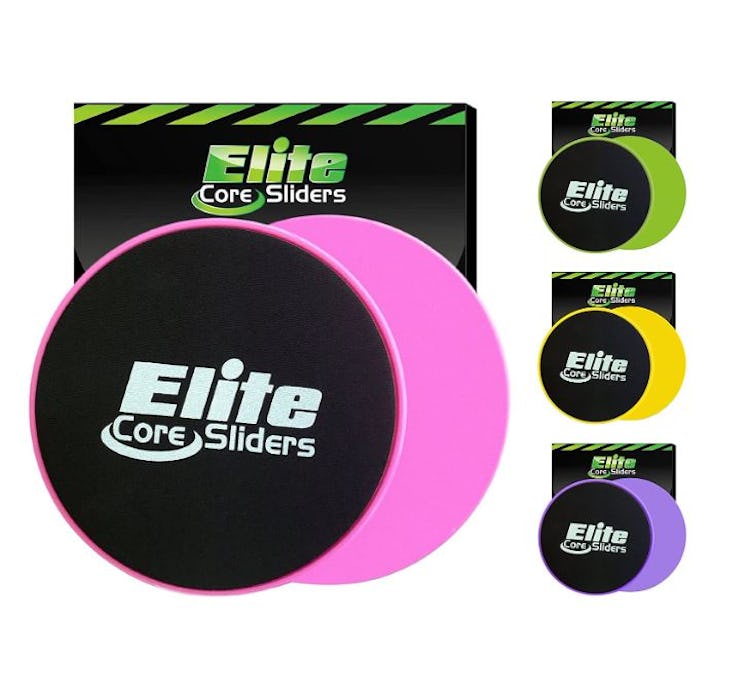 Elite Sportz Core Sliders for Working Out (2-Pack)