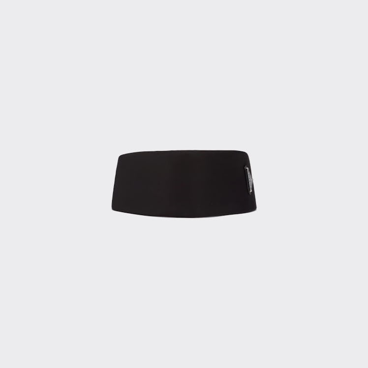 Prada black nylon headband