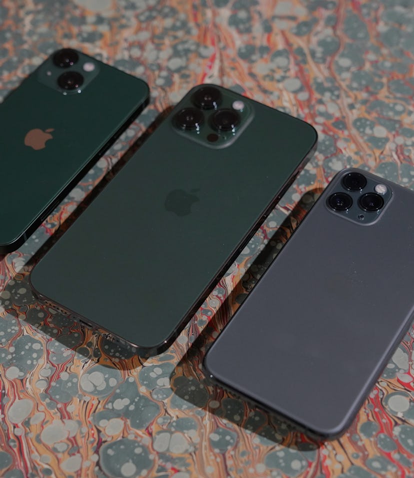 The iPhone 13 mini and iPhone 13 Pro.