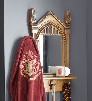 The Mirror of Erised with Hooks is a magical dorm decor piece from Pottery Barn Teen's Harry Potter ...
