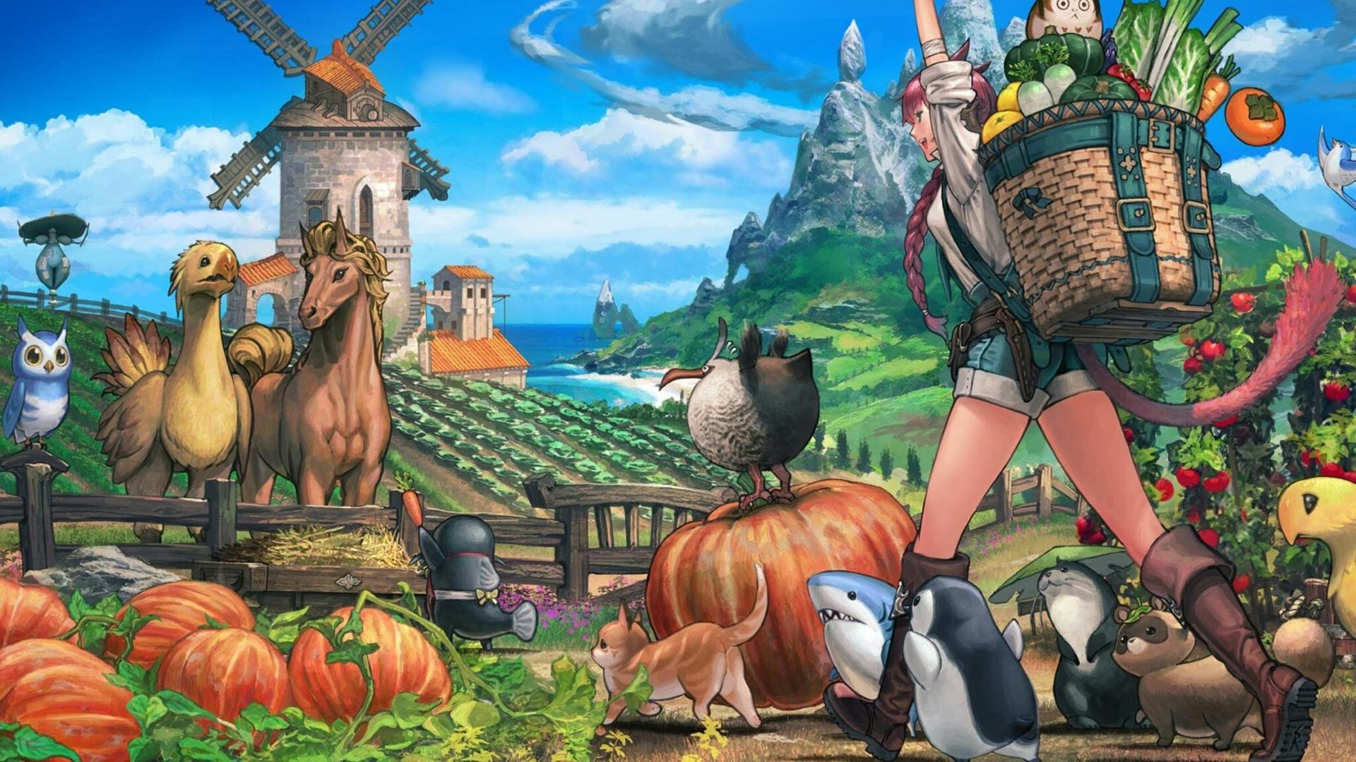 artwork of farm for Final Fantasy 14 Patch 6.2 Buried Memories