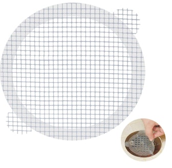 Aire Allure Shower Drain Hair Catcher Mesh Stickers (25-Pack)