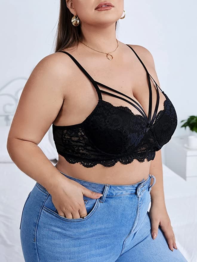 SOLY HUX Lace Trim Bralette