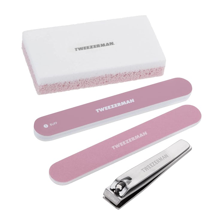 tweezerman essential pedicure kit is the best mini at home pedicure kit